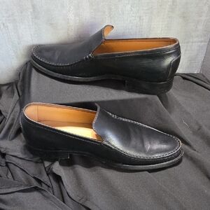 Tod's Classic Black Leather Slip-On Loafers